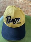 NOS Ranger Boats Logo The Game Adjustable Hat Cap Yellow Black One Size Fits