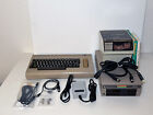 Commodore 64 Lot with 1541 Disk Drive, Joystick, Keelog PSU, Games & More! Works