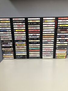Huge Lot Of Vintage Country Cassette 100 Tapes Great Condition, Lot D
