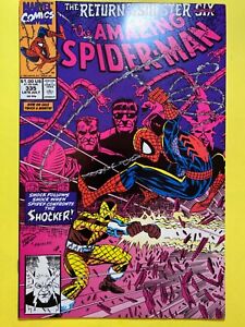 Amazing Spider-Man #335, Larsen, Sinister Six App, NM-, UNread, Nice Copy!