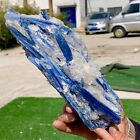 2.57LB Rare!! Natural beautiful Blue KYANITE with Quartz Crystal Specimen Rough