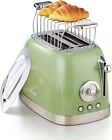Toasters, Toaster Retro 2 Slice, Vintage Toaster, Green Toaster, With Stainless