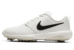 Size 13 Nike Roshe G Tour Mens Wide White /Black Golf Shoes AR5579-100