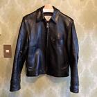 AERO LEATHER Single Jacket outer Black Men's Horsehide casual Maid in Scotland
