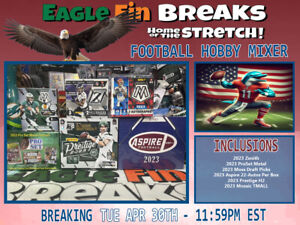 Miami Dolphins 2023 6-Box Break Zenith-ProSet-Prestige-Mosaic-Aspire