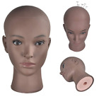 Afro Cosmetology Mannequin Head Bald Manikin Head for Wigs Making Wig Display Ha