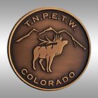 New ListingChallenge Coin - Bugling Elk and Colorado Mountains / Valhalla Training Center