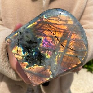 New Listing1.87LB Top Labradorite Crystal Stone Natural Rough Mineral Specimen Healing