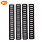 4 Pcs Rubber Rail Covers Plastic Ladder Shape For Handguard Protection Cover.