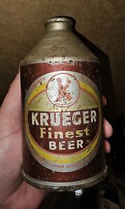 Vintage Krueger Beer Cone Top Can