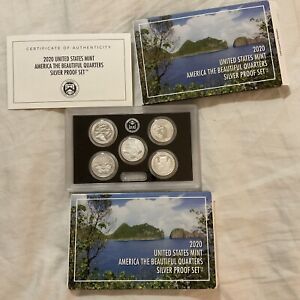 2020-s Silver quarter US Mint proof set Box & COA - Sets Direct Mint Purchase…