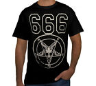 HAIL SATAN 666 ALTERNATIVE ROCK Black T Shirt