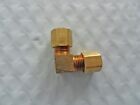 New Brass Compression Fitting 90 Degree Union, 1/4