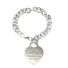 Tiffany & Co.Return to Tiffany Large Heart Charm Tag Bracelet Sterling Silver925