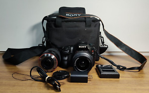 (123379) Sony SLT-A65V Digital Camera & Sony 4.5-5.6 / 75-300mm Lens *Pre Owned*