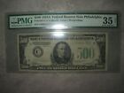1934 A Five Hundred Dollar Bill Federal Reserve Philadelphia Note PMG35