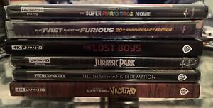 4K Movie Lot Brand New Lost Boys Jurassic Park 2 Fast 2 Furious Super Mario Bros