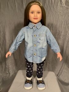 New ListingMy Twinn 23” Posable Doll, Brown Hair, Hazel Eyes VG condition
