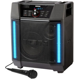 Ion Audio Adventurer Weather-Resistant Rechargeable Speaker System with Bluetoot