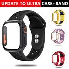 Band Strap For Apple Watch Series 8 7 6 Case Upgrade to Ultra 41/45mm Bracelet