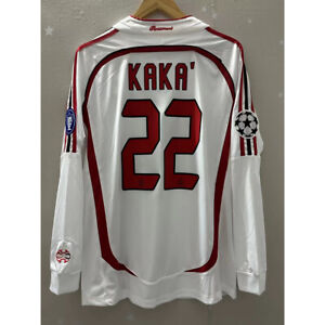 Kaka 22 Jersey AC Milan Champions League Final Jersey 2006-07 RETRO long sleeve