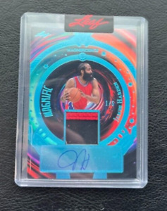 2023 Leaf Magnificence James Harden Magnific Game Used Patch Auto 1/5