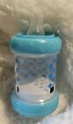 New Blue Sassy 4 oz Cereal Bottle Strained Baby Food Feeder