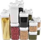 Kitchen Cereal Containers Storage Food Containers & Cereal Dispenser Lids 14PACK