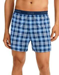 Hanes Men's 6-Pack Woven Boxers Wicking Cool Comfort Flex Waistband Breathable