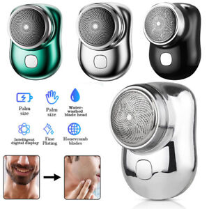 Mini-Shave Portable Electric Razor for Men USB Rechargeable Shaver Home Travel