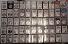 MASSIVE LOT (54) Silver Eagles Certified Gem UNC MS69 MS70 NGC PCGS ANACS