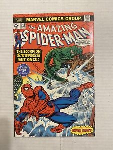 Amazing Spider-man #145, Clone Saga, Marvel Value Stamp Intact , Scorpion