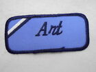 ART USED EMBROIDERED VINTAGE SEW ON NAME PATCH TAGS ASSORTED COLORS AVAILABLE