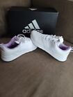 NIB adidas FY8316 Womens Qt Racer 2.0 Sneakers Shoes Size 9 M white purple