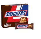 Snickers Single Bar Chocolate Candy, 48 bars of 1.86oz each
