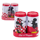 Mickey and Minnie Salt and Pepper Shaker Kissing