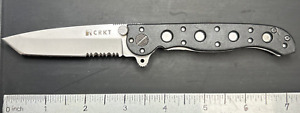 CRKT M16-10Z Pocketknife Combo Edge Blade Carson Design Auto LAWKS & Clip USED