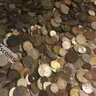 ✯ 10 FULL LB POUNDS Foreign Coins ✯ Tokens World Lot ✯ Estate Sale ✯ Silver ✯