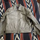 Dickies Eisenhower Workwear Deck Jacket Army Olive Green Size Mens Med
