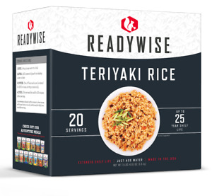 Teriyaki & Chicken 20 Serving Shelf-Stable Emergency Food Storage Survival Meal