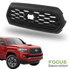 For Toyota Tacoma 2016-2022 Front Upper Grille Assembly Full Matte Black Grill (For: 2021 Toyota Tacoma TRD Pro)