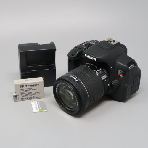 Canon EOS Rebel T5i 18.0MP DSLR Camera w/18-55mm --- 16K Clicks