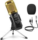 iDance Professional Vocal Transducer Condenser Microphone, Plug & Play Studio...
