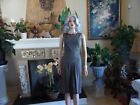 Akris Punto for Bergdorf Goodman Taupe Front Pleated Sheath Dress Size 12