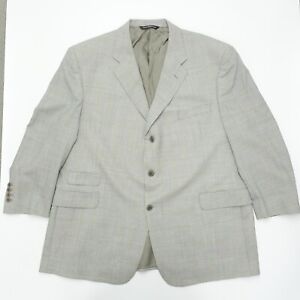 Coppley Ermenegildo Zegna Blazer Jacket Men's Size 48R Gray Wool  Notch Lapel