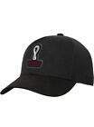 Fifa World Cup Qatar 2022  Cap Hat OS Black Cotton Official Licensed NWT