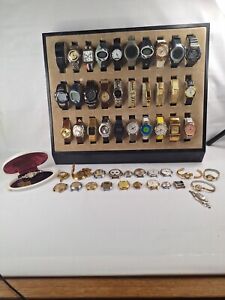 Estate Lot Of (52) Men's &Womans Watches. Seiko,Bulova,Anne Kline, And Many More
