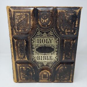 New Devotional Pictorial Family Bible (Superfine Ed, 2500+ Illustrations, 1889c)
