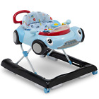 Boys Baby 2 in1 Walker Race Car Toys Music Activity Adjustable Learning Blue New