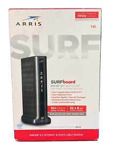 NEW ARRIS Surfboard T25 DOCSIS 3.1 Cable Modem for Xfinity Internet & Voice